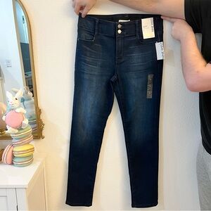 Nine West Tummy Control Denim Slim Women’s Dark Blue Jeans